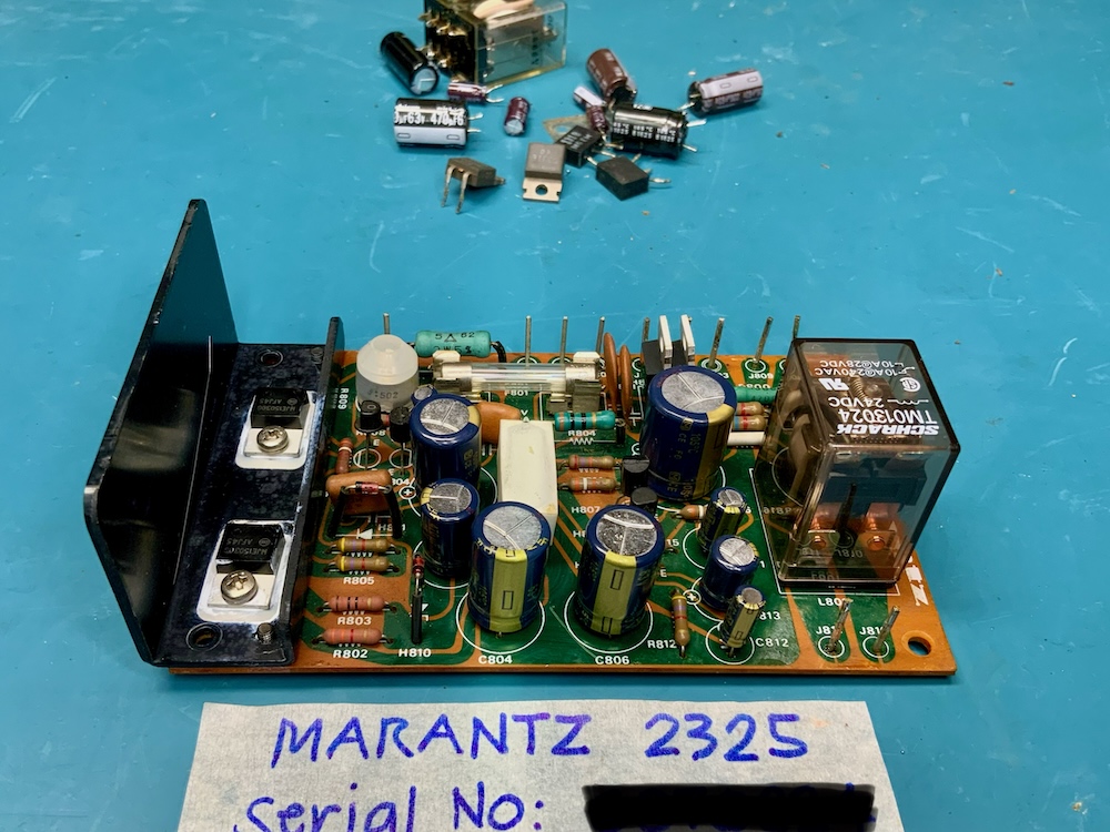 marantz 2325 power supply after